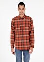 thumb-Показати інформацію про Сорочка З Довгим Рукавом Чоловіча Помаранчева  Cl1051388