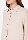 thumb-Показати інформацію про Сорочка З Довгим Рукавом Жіноча Бежева  Cl1072138
