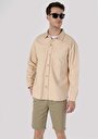 thumb-Показати інформацію про Сорочка З Довгим Рукавом Чоловіча Бежева  Cl1064566
