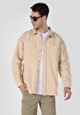thumb-Показати інформацію про Сорочка З Довгим Рукавом Чоловіча Бежева  Cl1064566