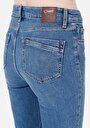 thumb-Показати інформацію про 703 Carla Джинси Жіночі Блакитні Вузького Крою Cl1072254