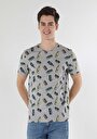thumb-Показати інформацію про Футболка З Коротким Рукавом Чоловіча Сіра  Cl1057533