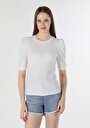 thumb-Показати інформацію про Футболка З Коротким Рукавом Жіноча Біла  Cl1058164