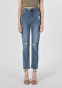 thumb-Показати інформацію про 884 Lauren Джинси Жіночі Сині Прямого Крою Cl1058564