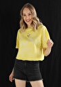 thumb-Показати інформацію про Футболка З Коротким Рукавом Жіноча Жовта  Cl1058996
