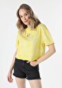 thumb-Показати інформацію про Футболка З Коротким Рукавом Жіноча Жовта  Cl1058996