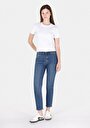 thumb-Показати інформацію про 703 Carla Джинси Жіночі Блакитні Вузького Крою Cl1072454
