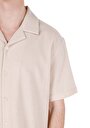 thumb-Показати інформацію про Сорочка З Коротким Рукавом Чоловіча Бежева  Cl1067591