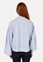 thumb-Показати інформацію про Сорочка З Довгим Рукавом Жіноча Блакитна  Cl1072489