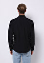 thumb-Показати інформацію про Сорочка З Довгим Рукавом Чоловіча Чорна  Cl1070376
