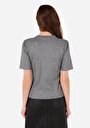 thumb-Показати інформацію про Футболка З Коротким Рукавом Жіноча Сіра  Cl1070449