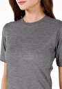 thumb-Показати інформацію про Футболка З Коротким Рукавом Жіноча Сіра  Cl1070449