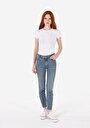 thumb-Показати інформацію про 703 Carla Джинси Жіночі Блакитні Вузького Крою Cl1071421