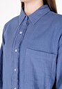 thumb-Показати інформацію про Сорочка З Довгим Рукавом Жіноча Блакитна  Cl1072500