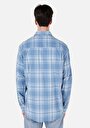 thumb-Показати інформацію про Сорочка З Довгим Рукавом Чоловіча Блакитна  Cl1061787