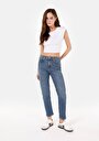 thumb-Показати інформацію про 891 Maya Джинси Жіночі Блакитні Вузького Крою Cl1070685