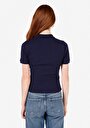 thumb-Показати інформацію про Поло З Коротким Рукавом Жіноче Синє  Cl1072524