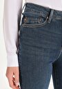 thumb-Показати інформацію про 703 Carla Джинси Жіночі Блакитні Вузького Крою Cl1065299