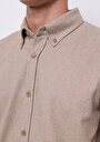 thumb-Показати інформацію про Сорочка З Довгим Рукавом Чоловіча Бежева  Cl1070811