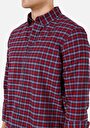 thumb-Показати інформацію про Сорочка З Довгим Рукавом Чоловіча Червона  Cl1070951