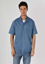 thumb-Показати інформацію про Сорочка З Коротким Рукавом Чоловіча Блакитна  Cl1062455
