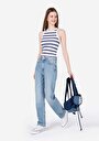 thumb-Показати інформацію про 884 Lauren Джинси Жіночі Блакитні Прямого Крою Cl1068785