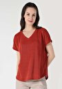 thumb-Показати інформацію про Футболка З Коротким Рукавом Жіноча Помаранчева  Cl1062478