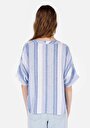 thumb-Показати інформацію про Сорочка З Коротким Рукавом Жіноча Блакитна  Cl1068897