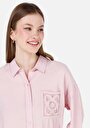 thumb-Показати інформацію про Сорочка З Довгим Рукавом Жіноча Рожева  Cl1068902