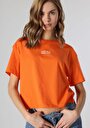 thumb-Показати інформацію про Футболка З Коротким Рукавом Жіноча Помаранчева  Cl1063434