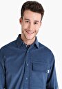 thumb-Показати інформацію про Сорочка З Довгим Рукавом Чоловіча Блакитна  Cl1065712