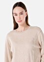 thumb-Показати інформацію про Футболка З Довгим Рукавом Жіноча Бежева  Cl1067312