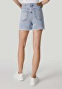 thumb-Показати інформацію про 970 Berry Шорти Жіночі Блакитні  Cl1063535