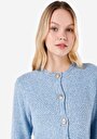 thumb-Показати інформацію про Кардиган Жіночий Блакитний  Cl1067370
