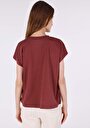 thumb-Показати інформацію про Футболка З Коротким Рукавом Жіноча Коричнева  Cl1063820