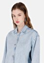 thumb-Показати інформацію про 360 Fritzy Піджак Жіночий Блакитний  Cl1069643