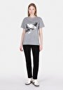 thumb-Показати інформацію про Футболка З Коротким Рукавом Жіноча Сіра  Cl1072540