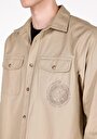 thumb-Показати інформацію про Сорочка З Довгим Рукавом Чоловіча Бежева  Cl1070147