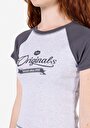 thumb-Показати інформацію про Футболка З Коротким Рукавом Жіноча Сіра  Cl1072728