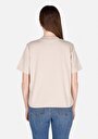 thumb-Показати інформацію про Футболка З Коротким Рукавом Жіноча Бежева  Cl1073445