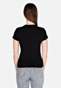 thumb-Показати інформацію про Футболка З Коротким Рукавом Жіноча Чорна  Cl1073597
