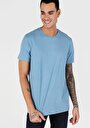 thumb-Показати інформацію про Футболка З Коротким Рукавом Чоловіча Блакитна  Cl1058592