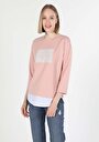 thumb-Показати інформацію про Футболка З Довгим Рукавом Жіноча Рожева  Cl1060352