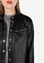 thumb-Показати інформацію про Сорочка З Довгим Рукавом Жіноча Чорна  Cl1071533