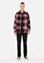 thumb-Показати інформацію про Сорочка З Довгим Рукавом Чоловіча Бордова  Cl1070827