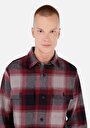 thumb-Показати інформацію про Сорочка З Довгим Рукавом Чоловіча Бордова  Cl1070827
