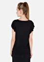 thumb-Показати інформацію про Футболка З Коротким Рукавом Жіноча Чорна  Cl1070868