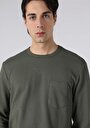 thumb-Показати інформацію про Футболка З Довгим Рукавом Чоловіча Зелена  Cl1061770