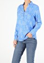 thumb-Показати інформацію про Сорочка З Довгим Рукавом Жіноча Блакитна  Cl1053416