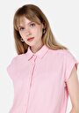 thumb-Показати інформацію про Сорочка З Коротким Рукавом Жіноча Рожева  Cl1067880